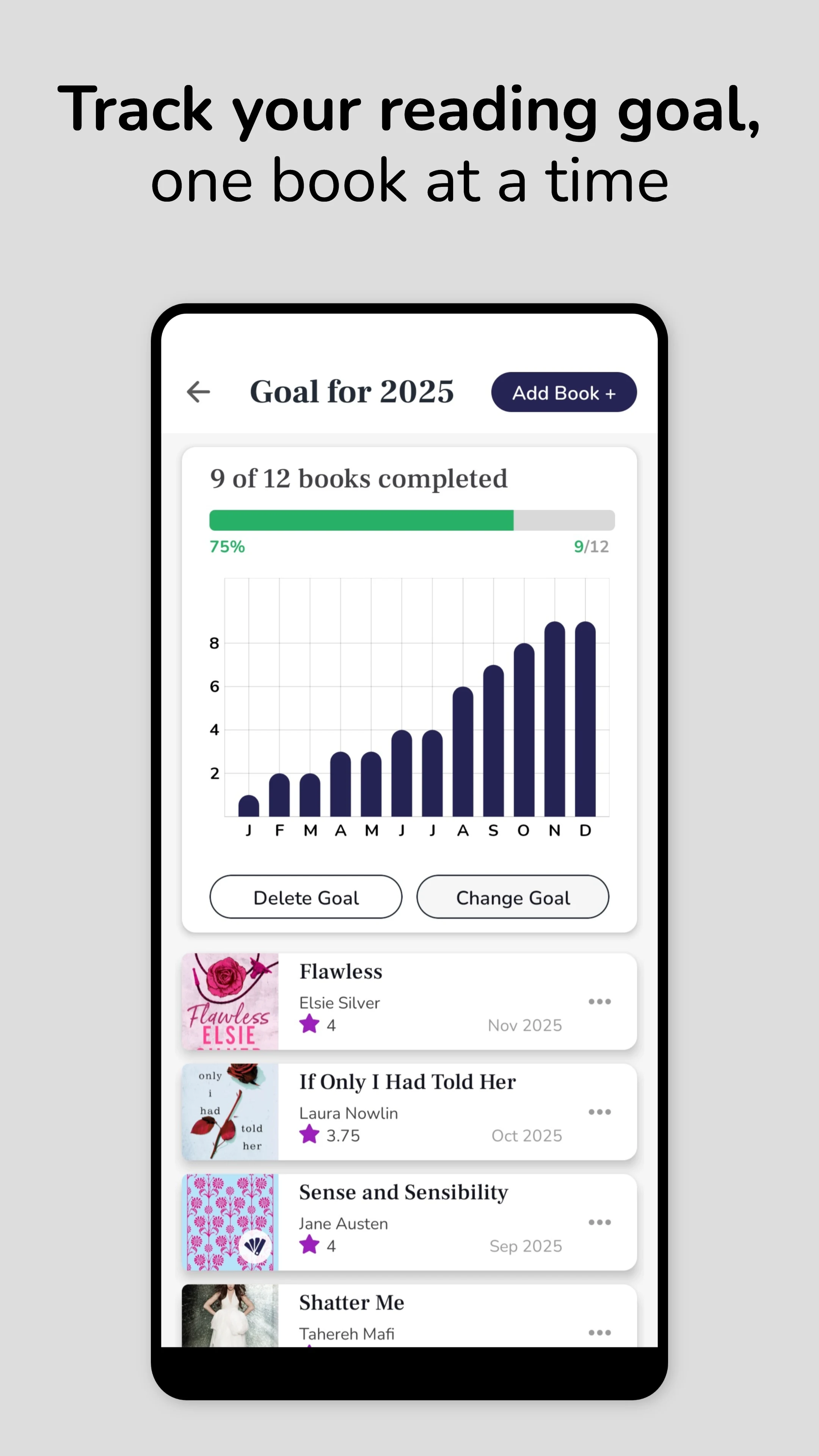 Bookist: Book Tracker & Recs screenshot