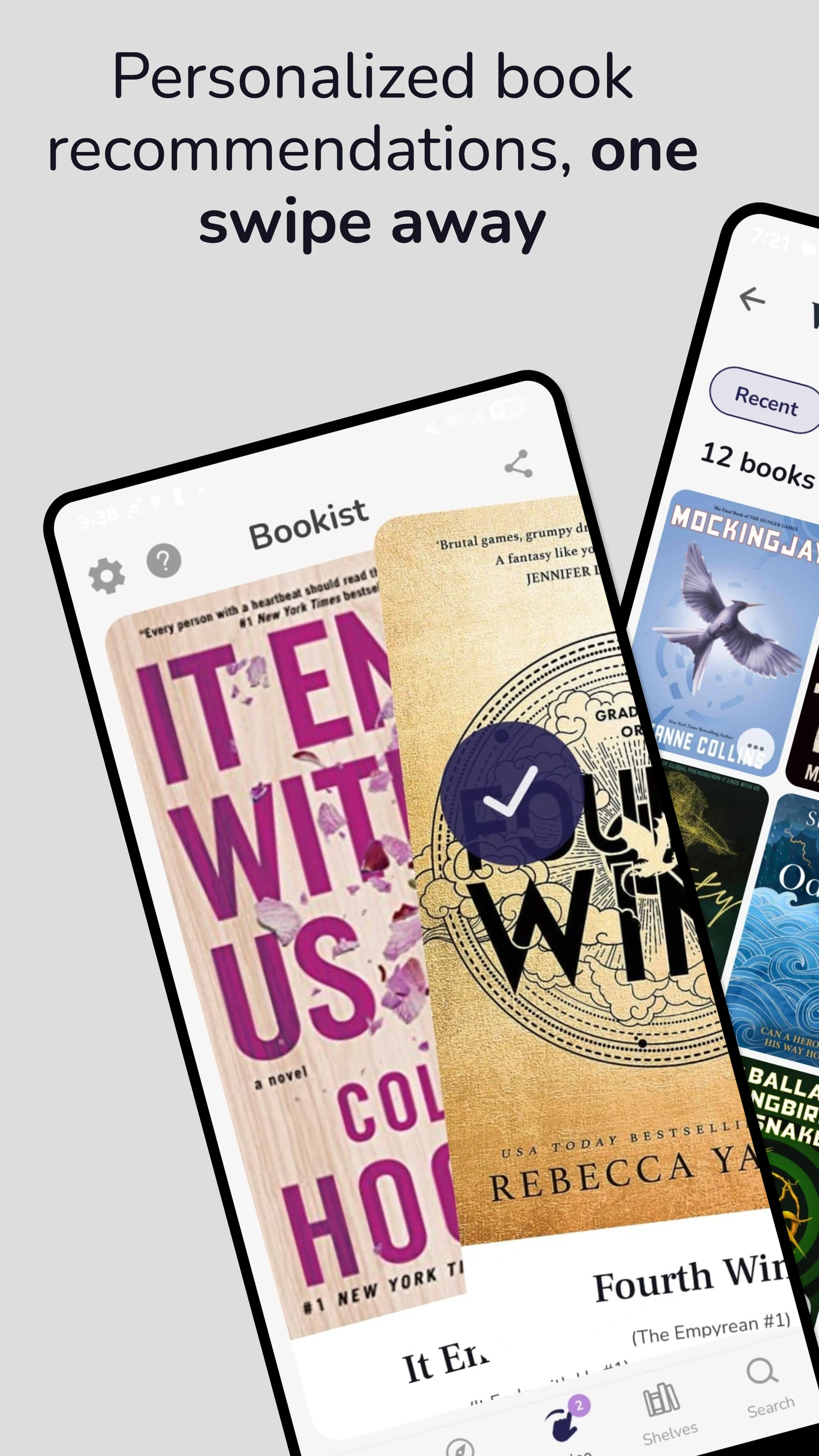 Bookist: Book Tracker & Recs screenshot