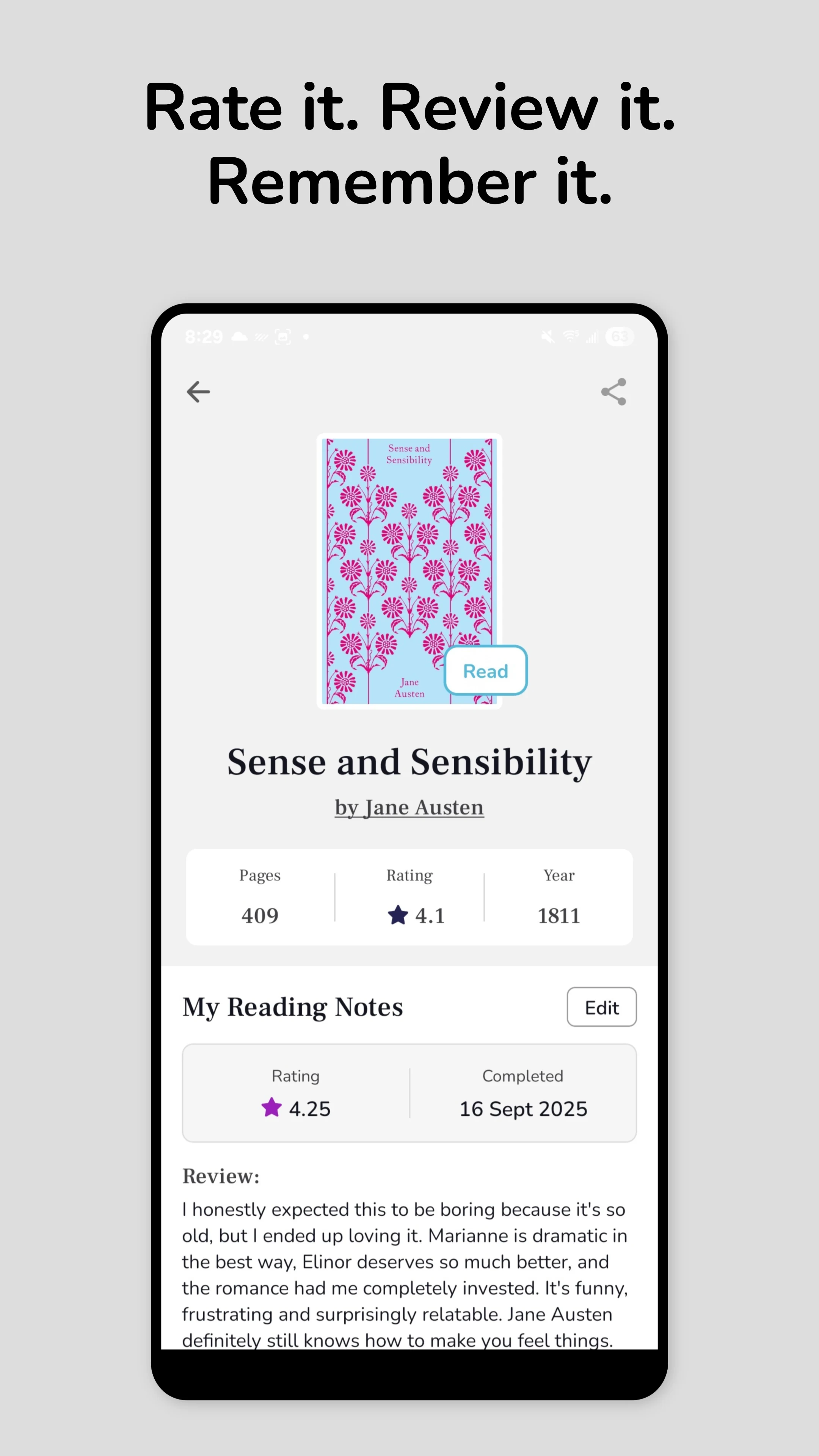 Bookist: Book Tracker & Recs screenshot